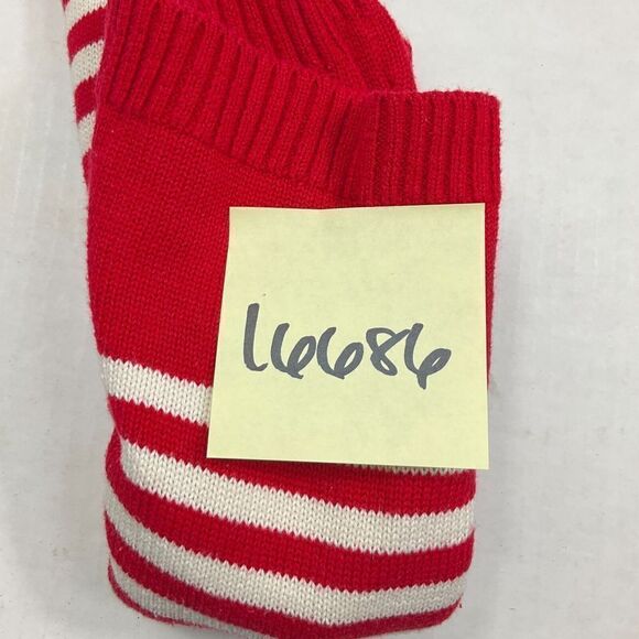 Talbots Intarsia Anchor Sweater Striped Long Sleeve Nautical Pullover PM PETITES - Picture 10 of 10